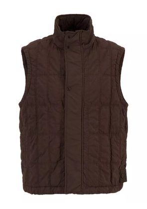Stone Island quilted gilet - Brown