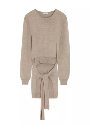 LEMAIRE trompe l'oeil wool jumper - Neutrals