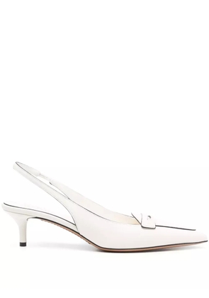 Valentino Garavani 50mm slingback pumps - White