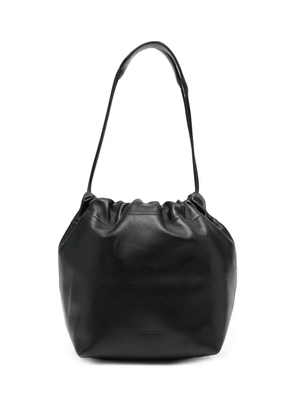 Jil Sander drawstring-fastening bucket bag - Black