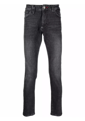 Philipp Plein low-rise slim-cut jeans - Black