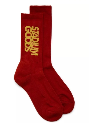 STADIUM GOODS® logo 'Bay Red' crew socks