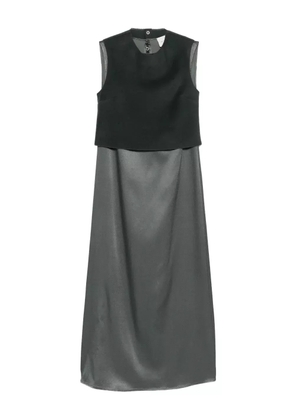 Alysi top-panel dress - Grey