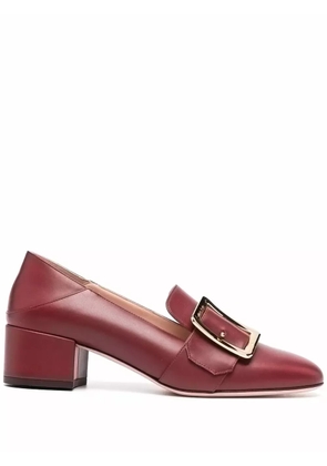 Bally Janelle 40 block loafers - Red