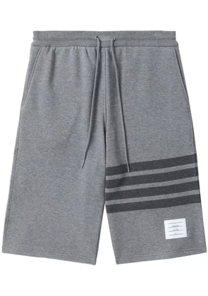 Thom Browne cotton striped track shorts - Grey