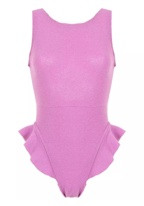 Clube Bossa Goya ruffle trim swimsuit - Pink