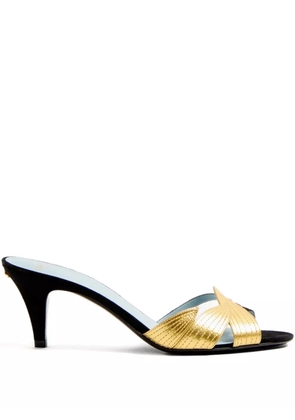 Valentino Garavani 65mm Foliefoliage sandals - Black