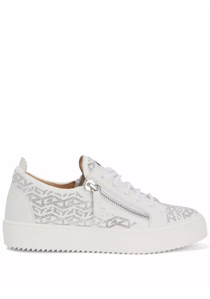 Giuseppe Zanotti Gail monogram sneakers - White