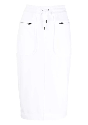 TOM FORD drawstring pencil skirt - White
