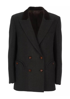 Blazé Milano herringbone double-breasted jacket - Grey