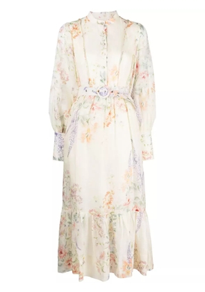 We Are Kindred Primrose belted midi dress - Neutrals