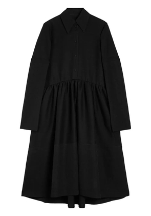 Jil Sander shirt midi dress - Black