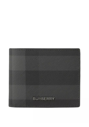 Burberry checked wallet - Grey