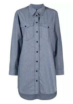 ISABEL MARANT Bridget chambray buttoned shirt dress - Blue