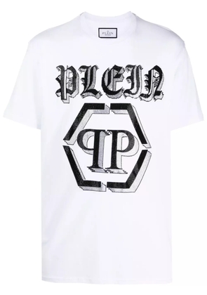 Philipp Plein SS Chrome round-neck T-shirt - White
