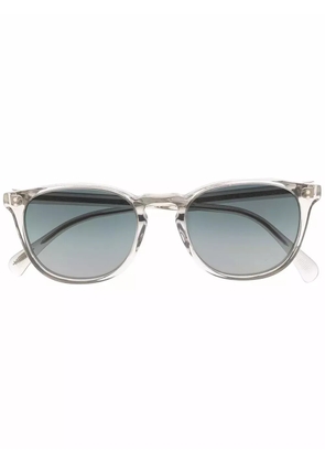 Oliver Peoples Finley round-frame sunglasses - Silver