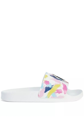 Giuseppe Zanotti Brett slides - White