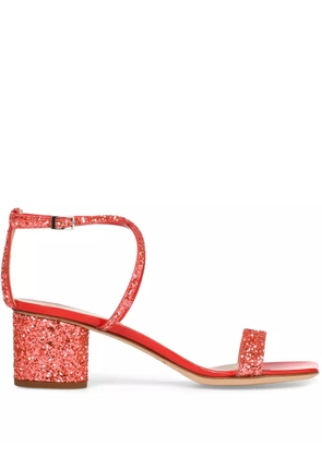 Giuseppe Zanotti Tara glitter sandals - Red