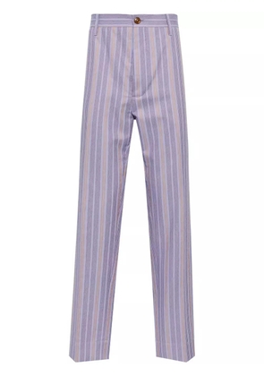 Vivienne Westwood Cruise striped trousers - Purple