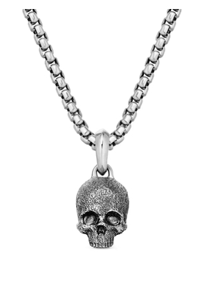 David Yurman sterling silver Memento Mori Skull amulet (16mm)