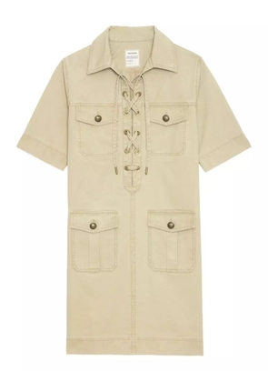 Zadig&Voltaire Record shirt dress - Neutrals