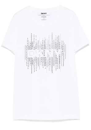 DKNY logo-embellished T-shirt - White