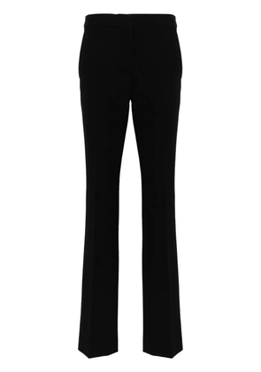 Moschino press-creased straight-leg trousers - Black