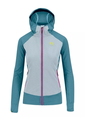 KARPOS hooded textured jacket - Blue