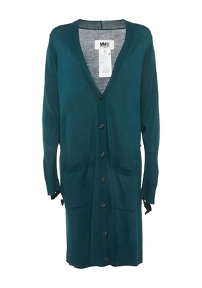 Maison Martin Margiela Pre-Owned side-slit cardigan - Green