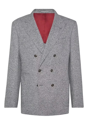 Brunello Cucinelli Sharkskin blazer - Grey