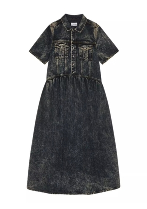GANNI denim midi dress - Blue
