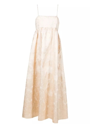 Lethicia Bronstein Bobbie floral-jacquard dress - Yellow