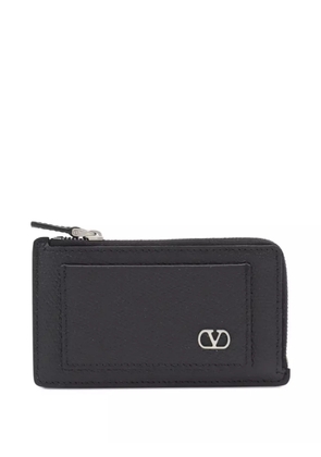 Valentino Garavani VLogo leather cardholder - Black
