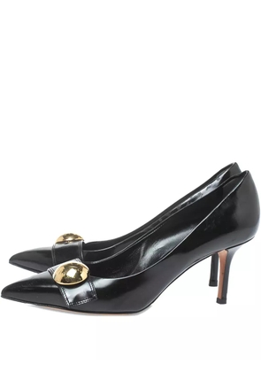 Louis Vuitton Pre-Owned 75mm pointed-toe studded pumps - Black