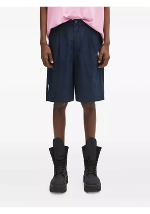 AAPE BY *A BATHING APE® logo-embroidered bermuda shorts - Blue