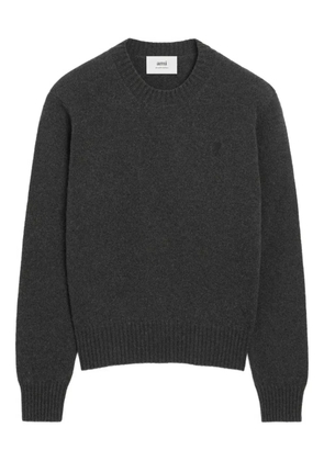 AMI Paris Ami De Coeur crew-neck sweater - Grey