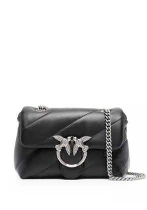 PINKO mini Love Puff leather shoulder bag - Black