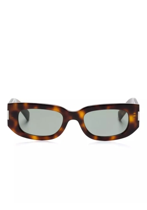 Saint Laurent Eyewear rectangle-frame sunglasses - Brown