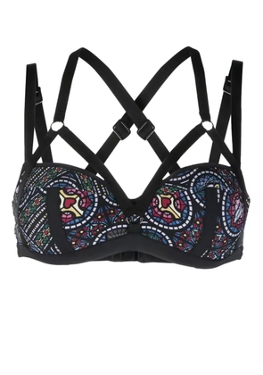 Marlies Dekkers Ecclesia stained-glass print balconette bra - Black