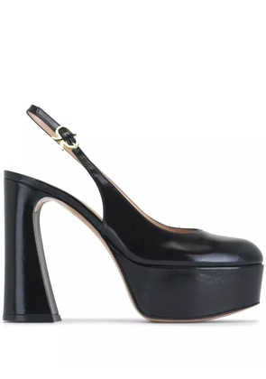 Gianvito Rossi 120mm Bessie leather sandals - Black