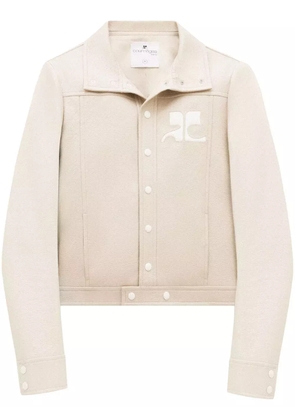Courrèges Reedition vinyl jacket - Neutrals