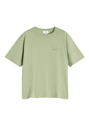 Maison Kitsuné profile fox-embossed T-shirt - Green