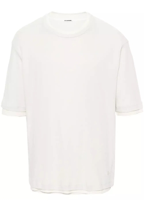 Jil Sander layered cotton T-shirt - White