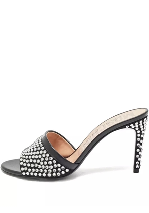 Moschino Pre-Owned crystal-embellished sandals - Black
