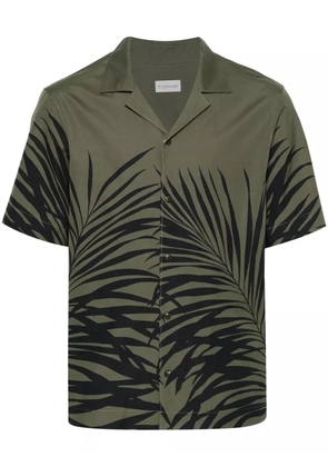 Moncler graphic-print cotton shirt - Green