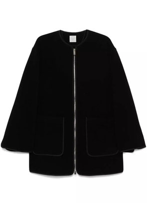 TOTEME felted coat - Black