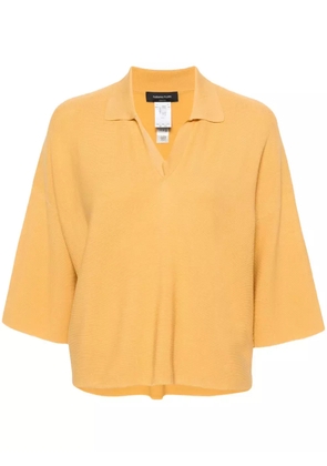 Fabiana Filippi knitted polo shirt - Orange