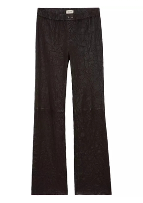 Zadig&Voltaire Pauline leather trousers - Brown