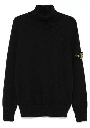 Stone Island Compass-badge sweater - Black