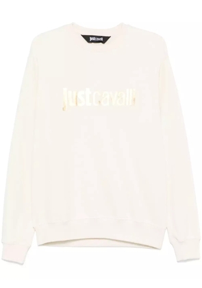 Just Cavalli logo-print sweatshirt - Neutrals